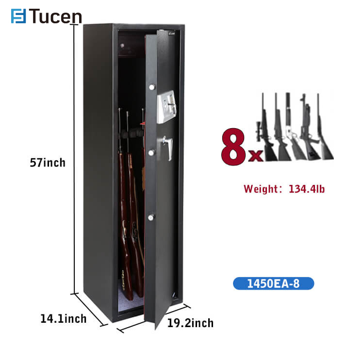 GS0100E Series Tucen 5/8/10 Liberty Gun Holders Electronic Gun Safe