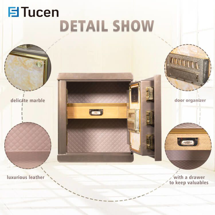 BS0400E Series Tucen Cofres Safety Box Anti Burglary Touch Screen Large Home Security Safe Coffre