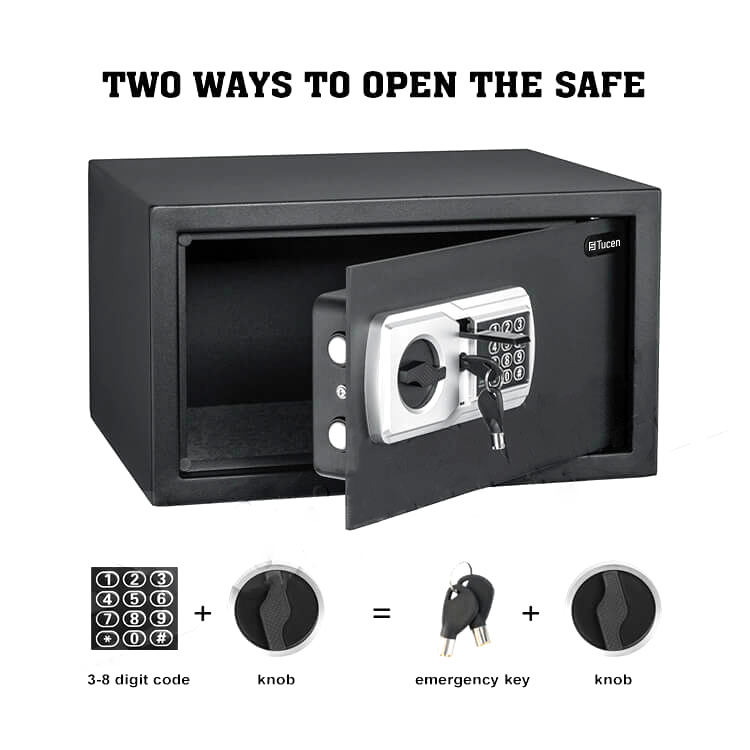 E1900E Series Tucen Caja Fuerte Safe Box Mini Money Small Home Security Electronic Digital Safes For Sale