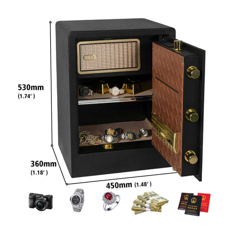 BS0100E Series Tucen High Quality Best Burglary Safe Box Electronic Digital Large Security Home Safe