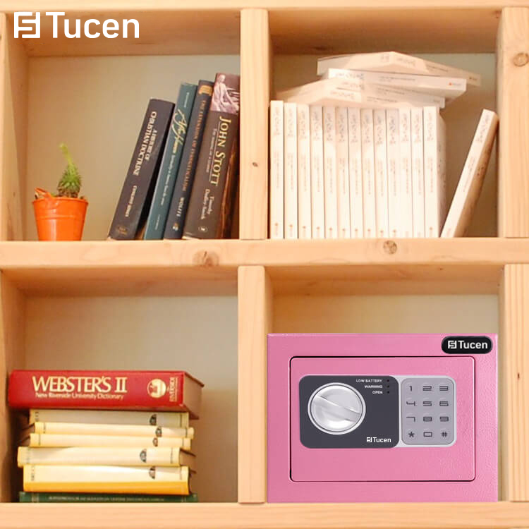 E0103E Tucen Mini Cajas Fuertes Colorful Safe Box Digital Electronic Home Security Money Mini Safe Box