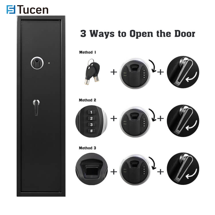 Tucen GS0110E-5 Home Hidden Gun Cabinet Gun Safe Rifle Storage Safe Box