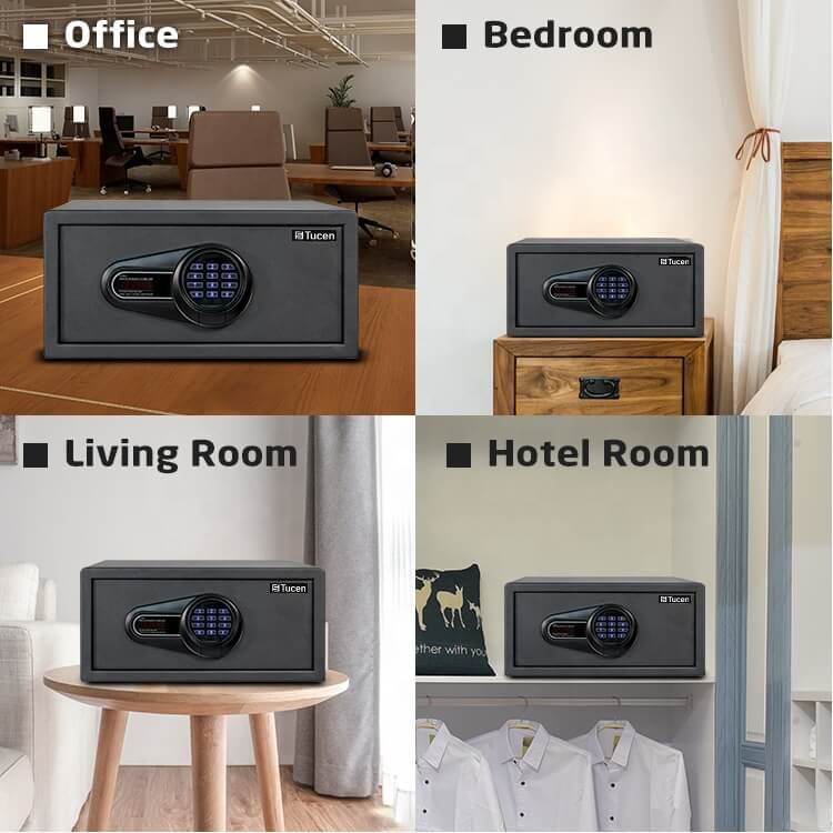 Tucen H0402M High Security Digital Hotel Safe Lock Box For Office