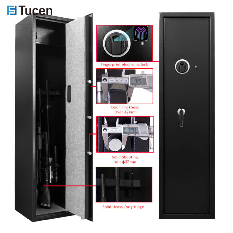 Tucen GS0110E-5 Home Hidden Gun Cabinet Gun Safe Rifle Storage Safe Box