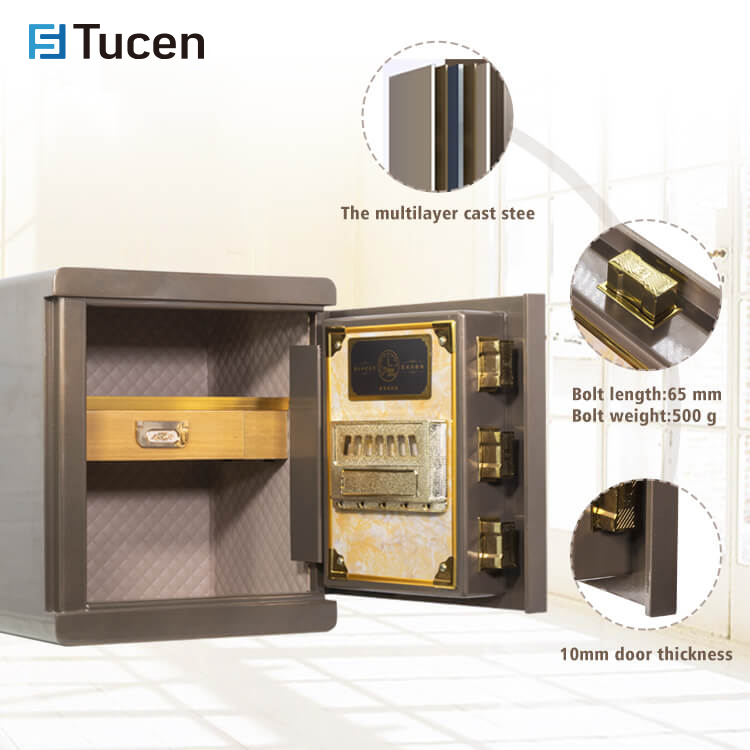 BS0400E Series Tucen Cofres Safety Box Anti Burglary Touch Screen Large Home Security Safe Coffre